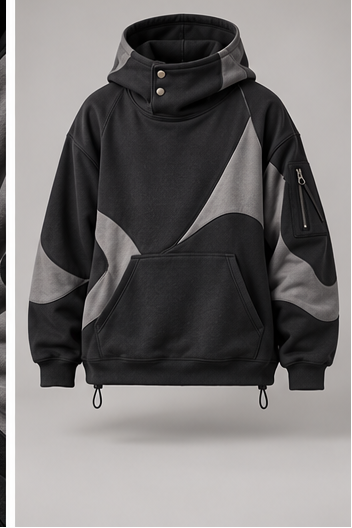 premium hoodie grey