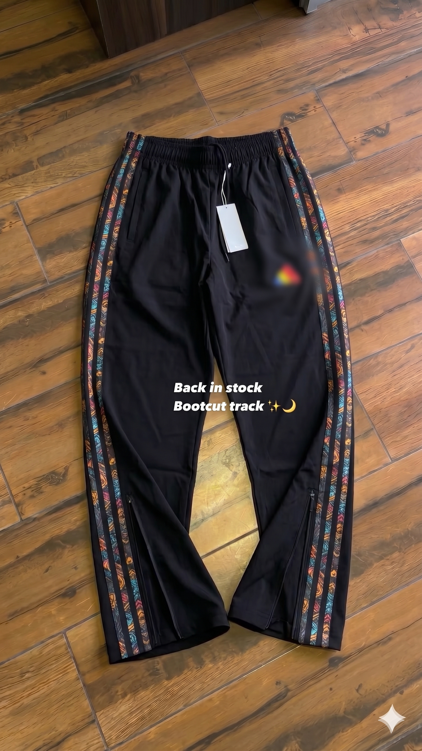 Designer Stripe Cotton Track Pant
