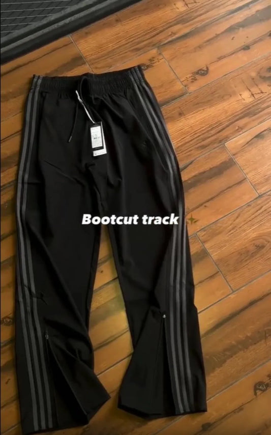 Grey Stripe Cotton Track Pant (Unisex)