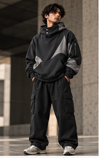 premium hoodie grey