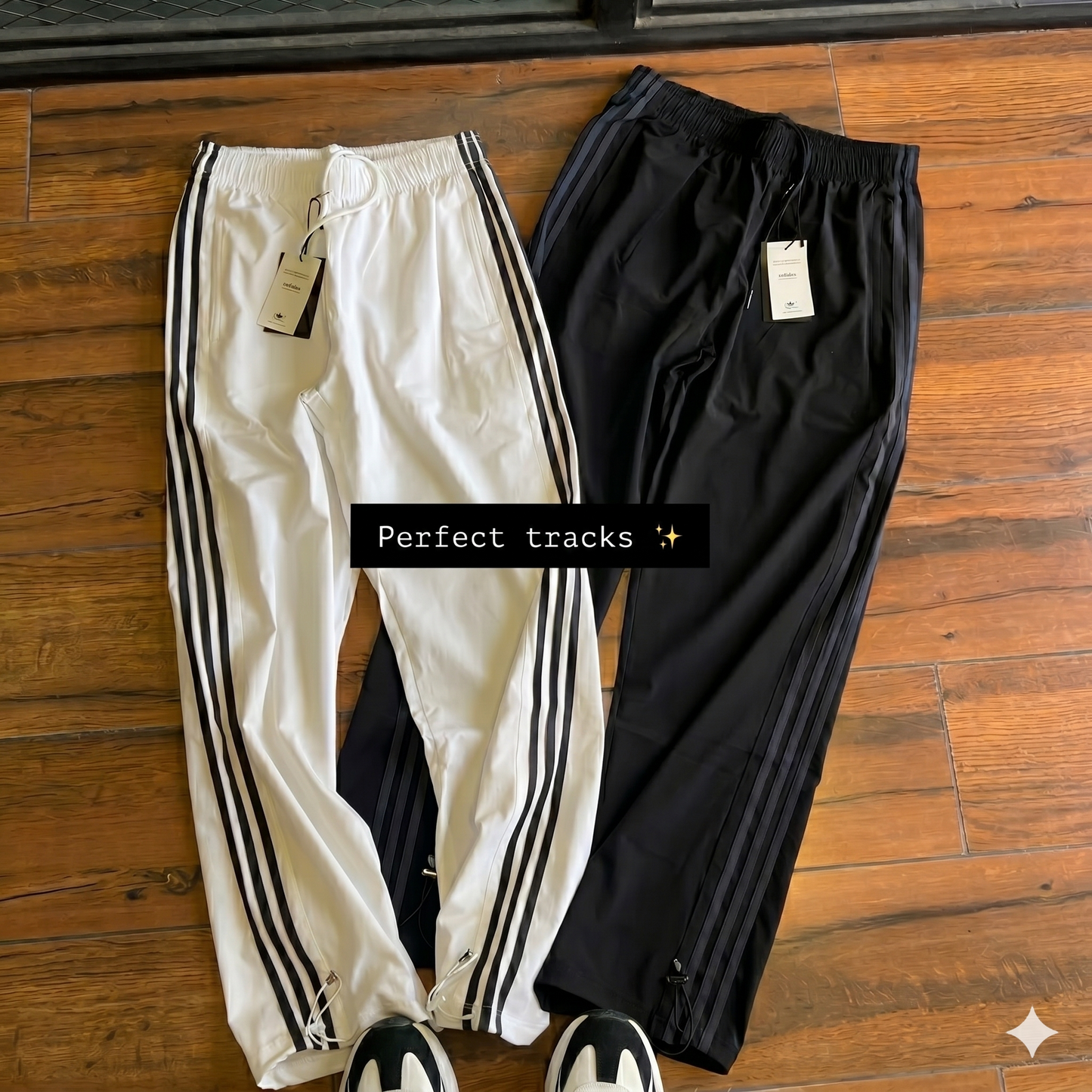 Adjustable Loop stripe Cotton Track Pant (Unisex)