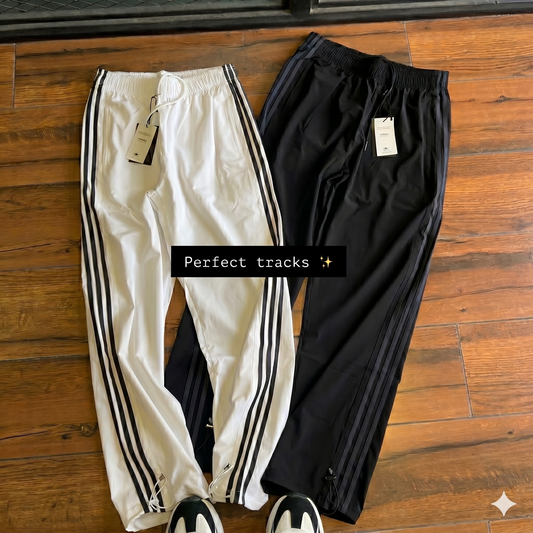 Adjustable Loop stripe Cotton Track Pant (Unisex)
