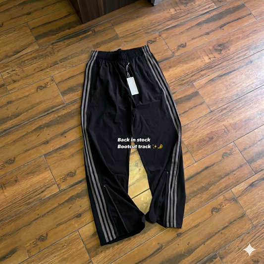 Grey Stripe Cotton Track Pant (Unisex)