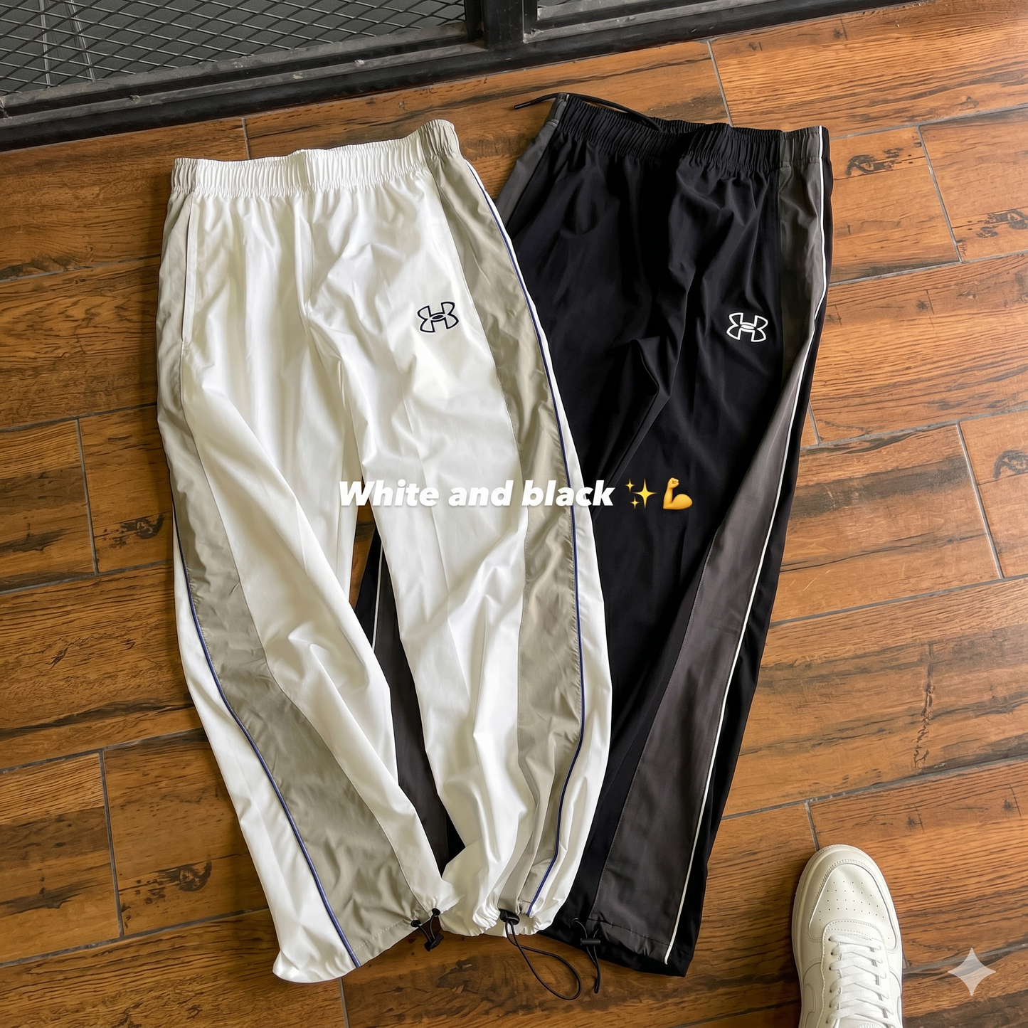 Grey Band Cotton Track pant