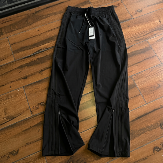 Black Stripe Cotton Track Pant