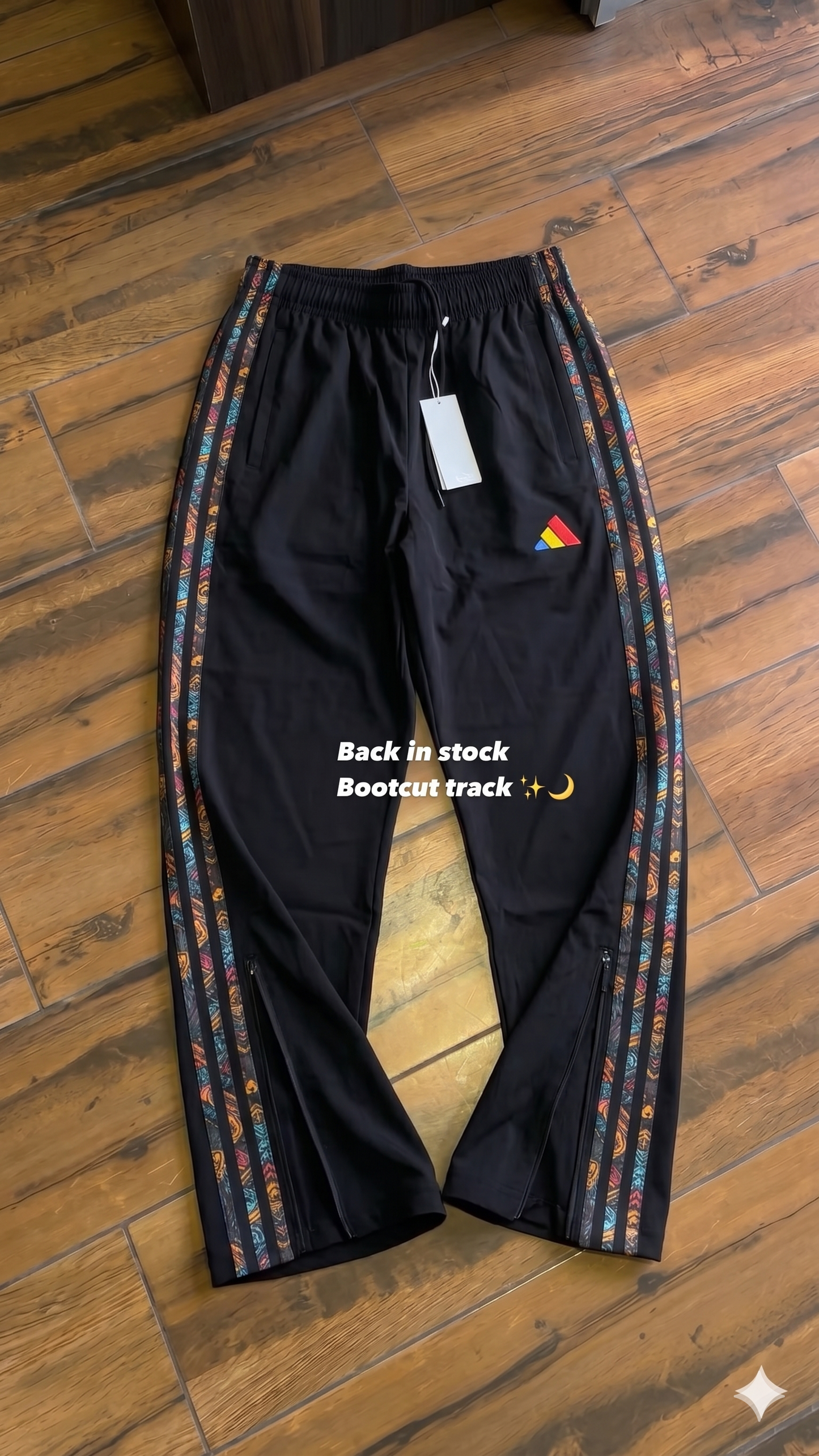 Designer Stripe Cotton Track Pant