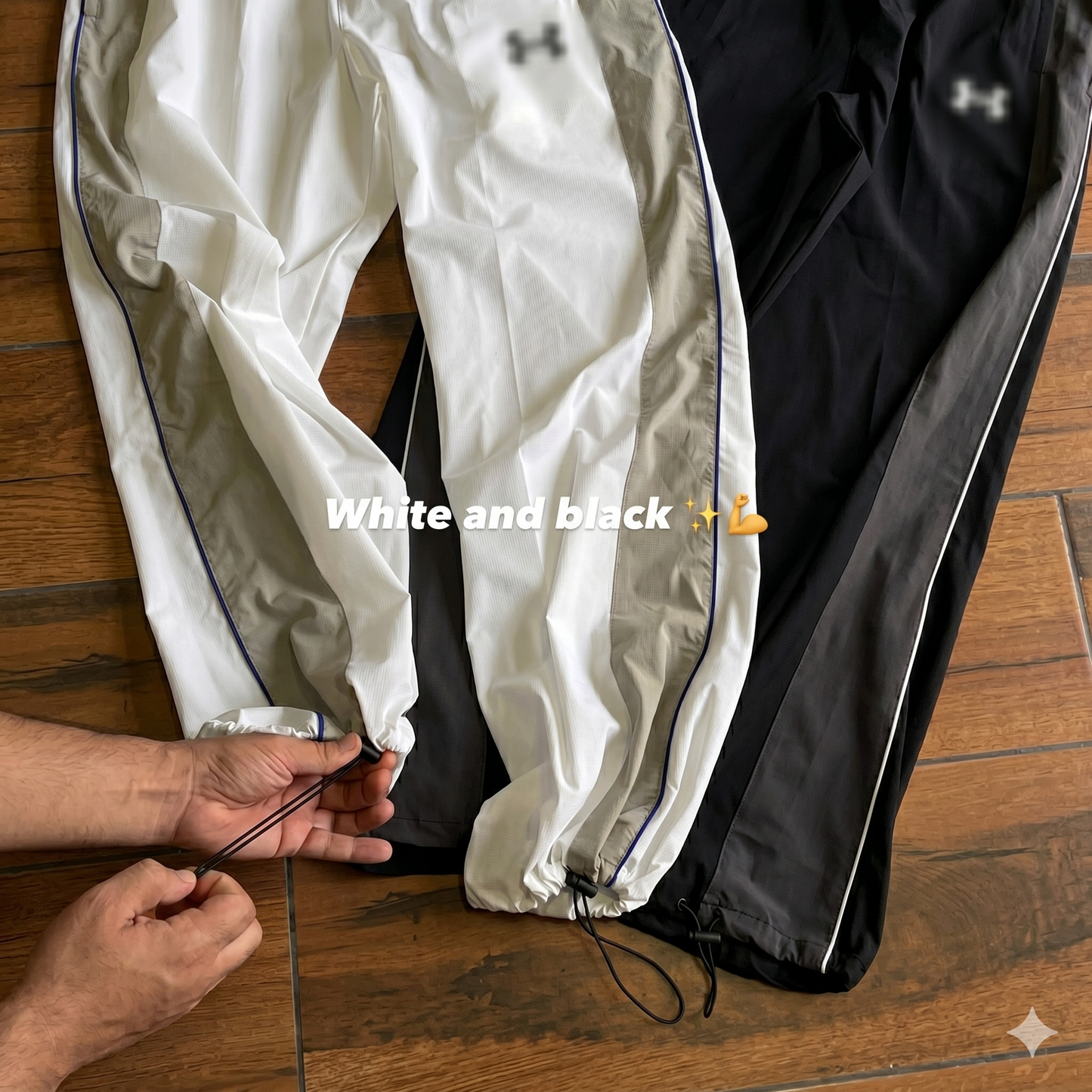 Grey Band Cotton Track pant