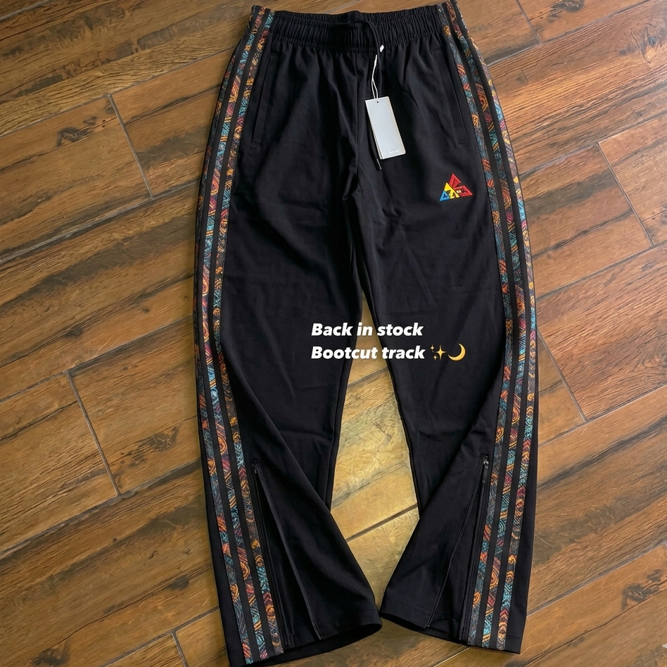 Designer Stripe Cotton Track Pant