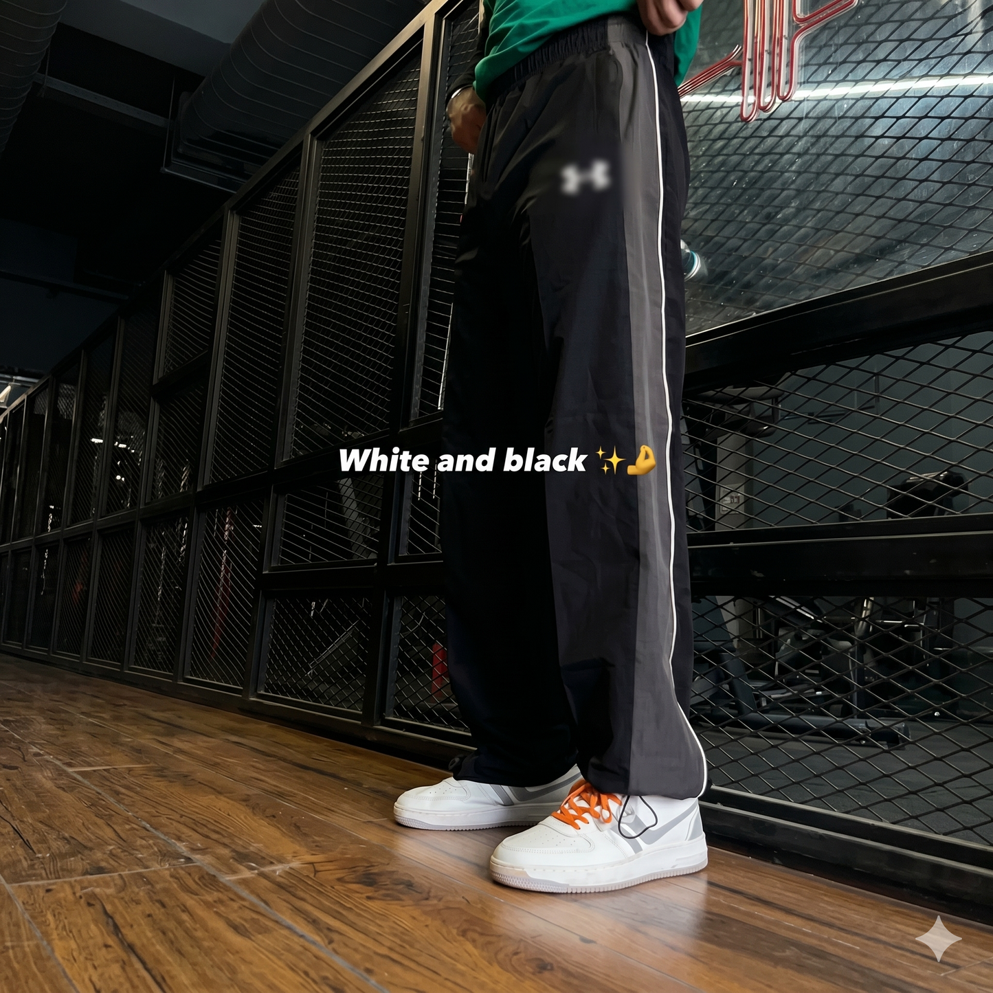 Grey Band Cotton Track pant