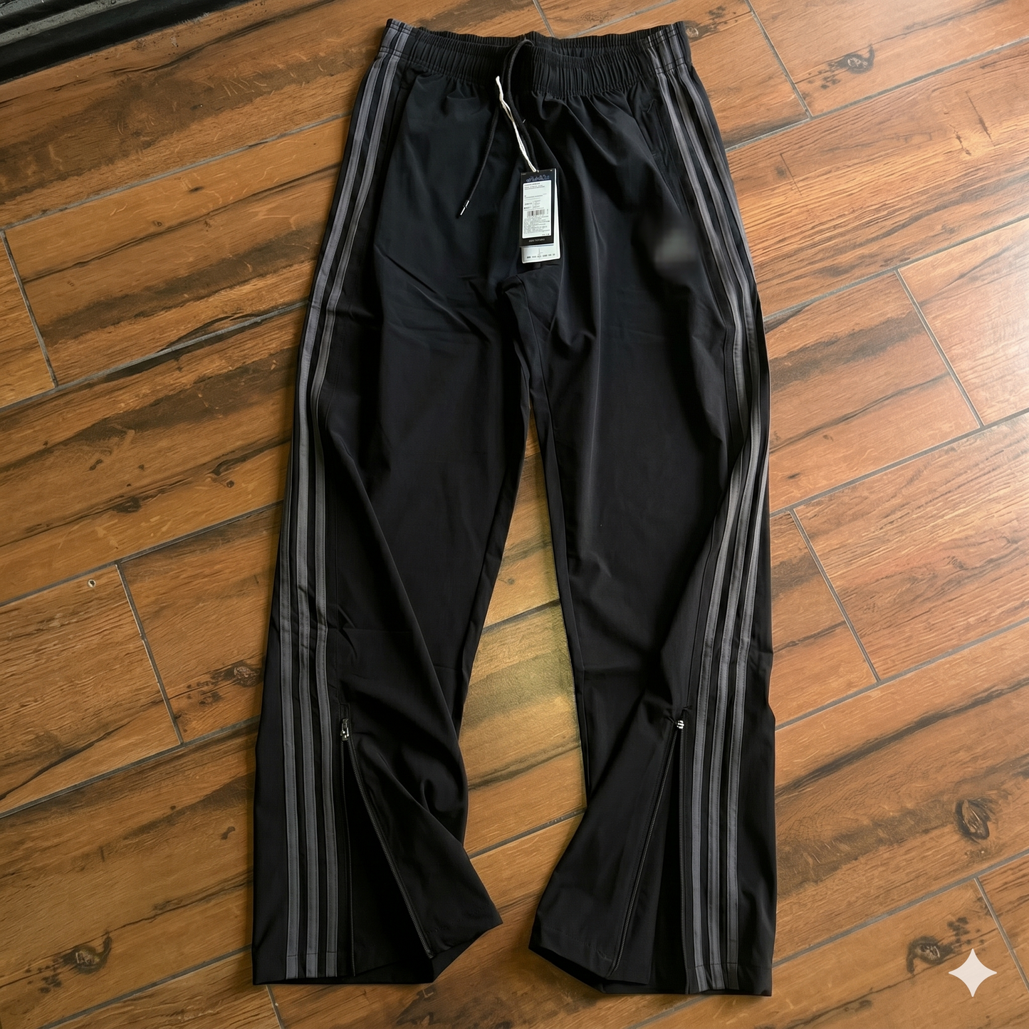 Grey Stripe Cotton Track Pant (Unisex)