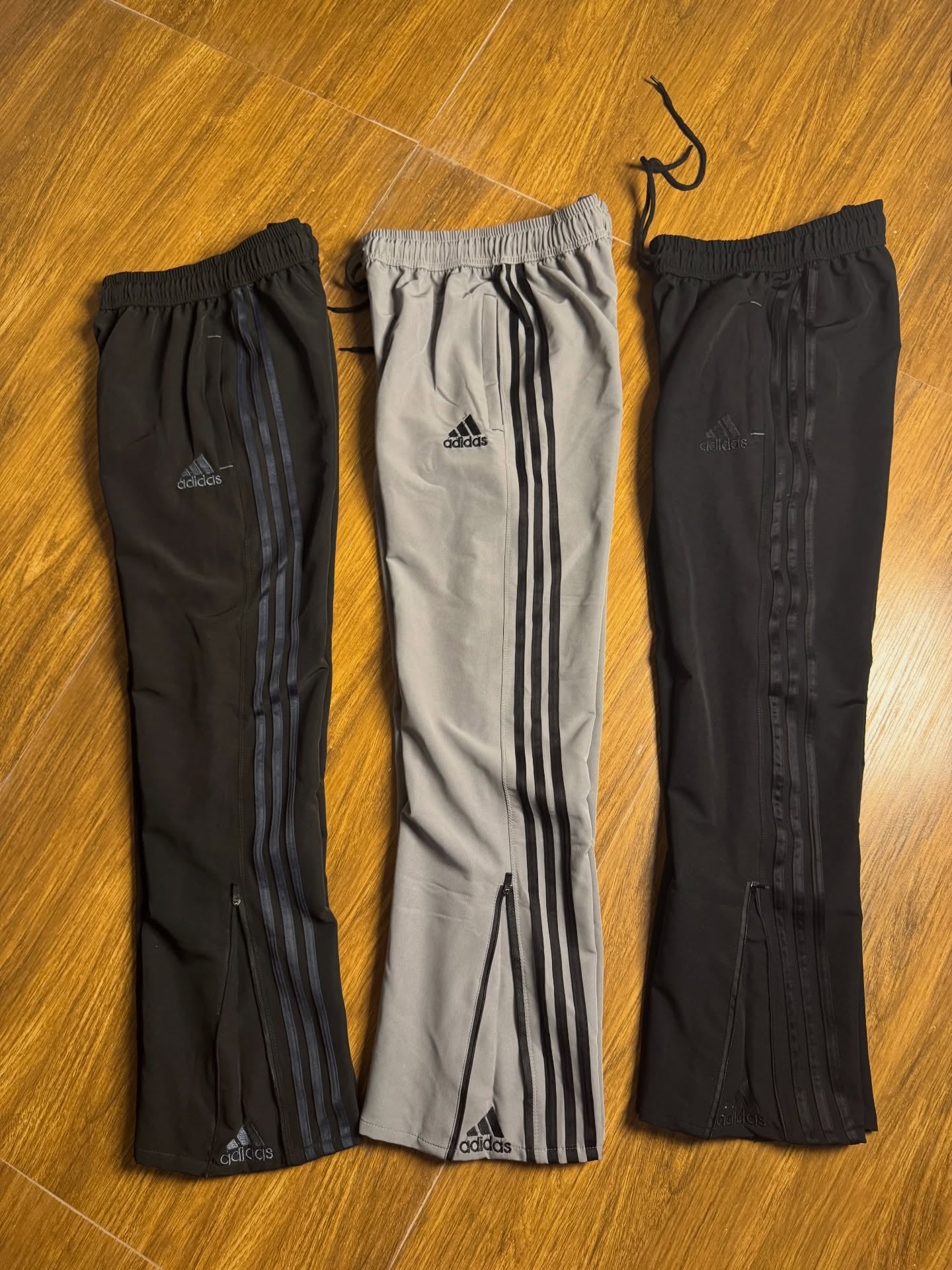 Grey Stripe Cotton Track Pant (Unisex)
