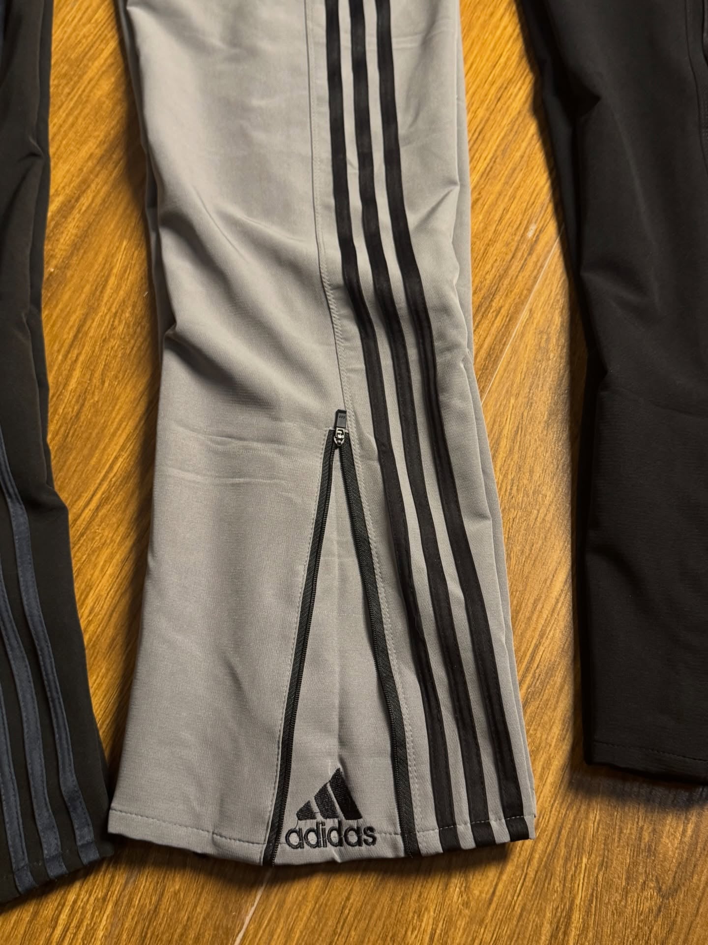 Grey Stripe Cotton Track Pant (Unisex)