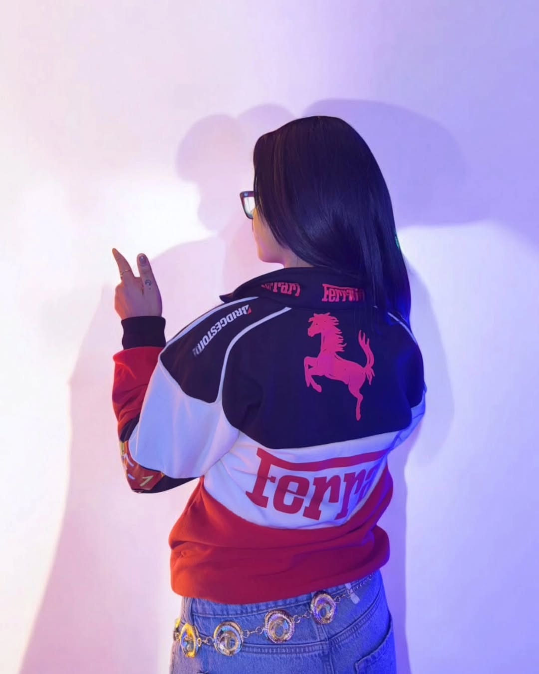 Scuderia Ferrari Printed Racing Jacket - F1 Motorsport Streetwear (Unisex)