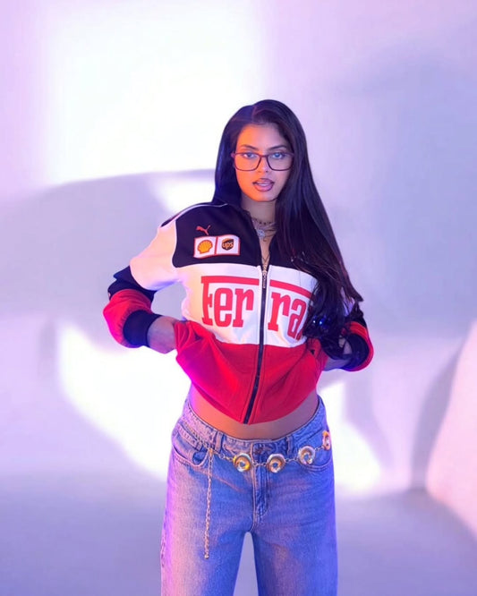 Scuderia Ferrari Printed Racing Jacket - F1 Motorsport Streetwear (Unisex)