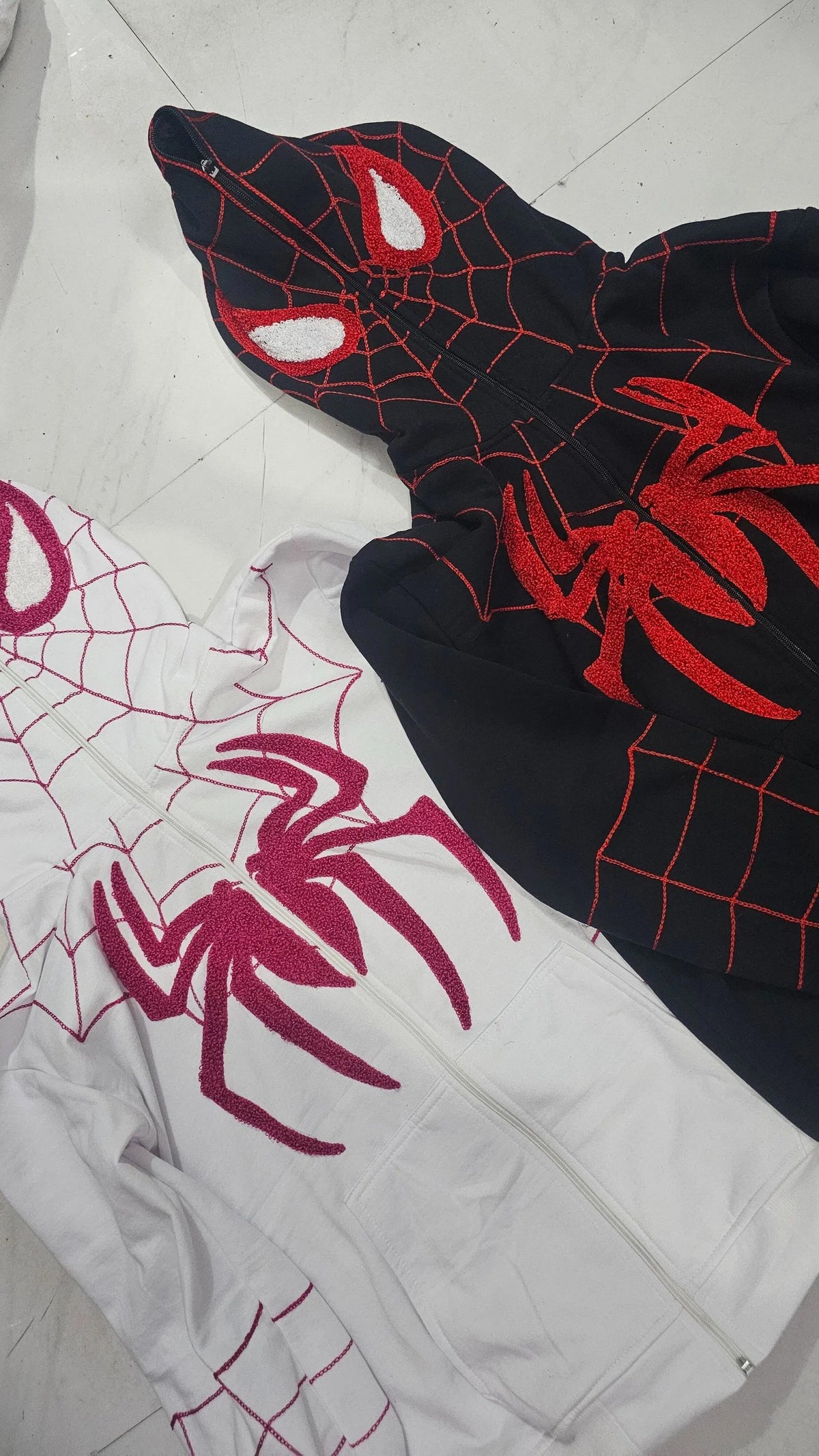 Spiderman Embroidered Hoodie | Premium Zip-Up Streetwear