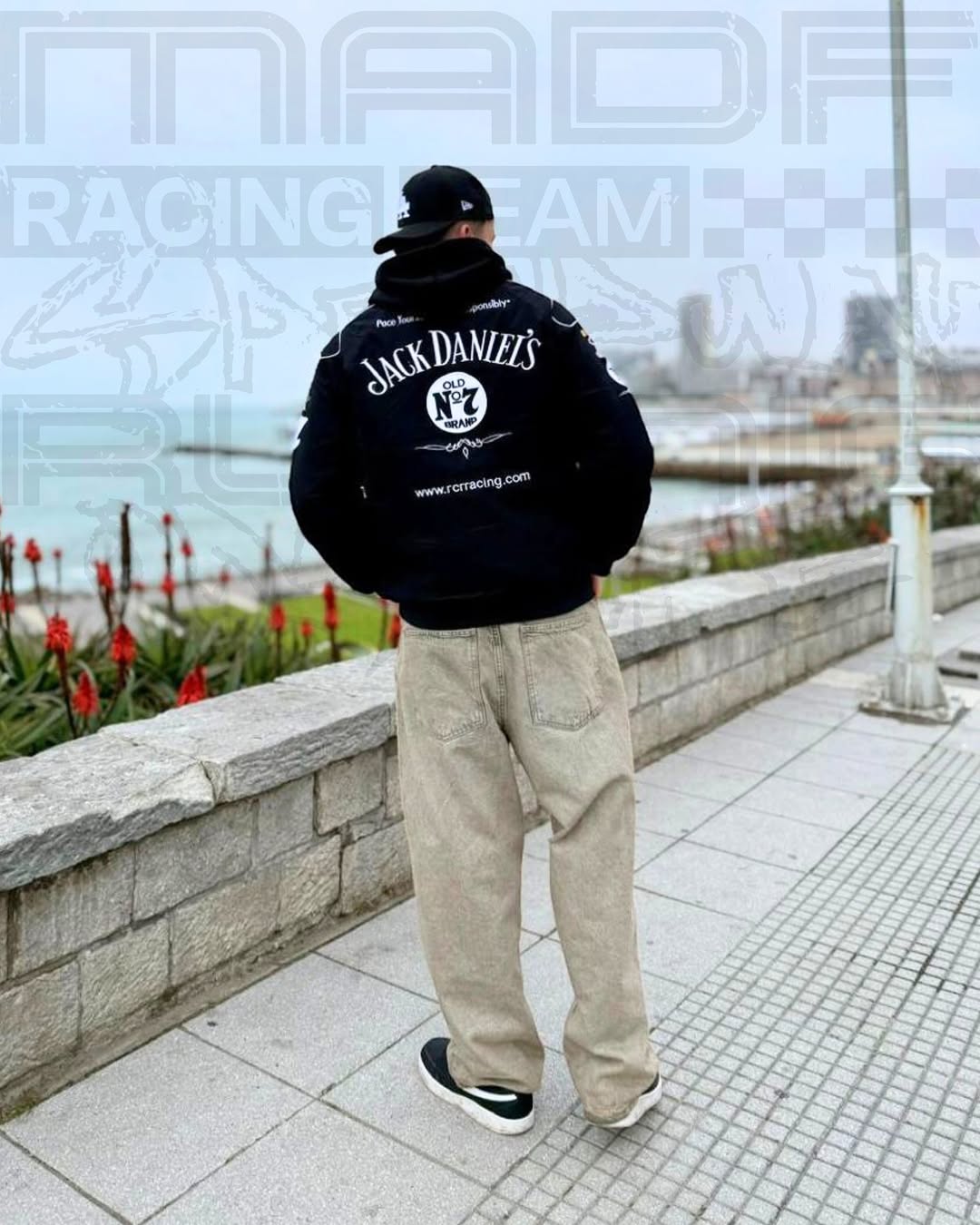 Vintage Jack Daniel's F1 Racing Bomber Jacket (Unisex)