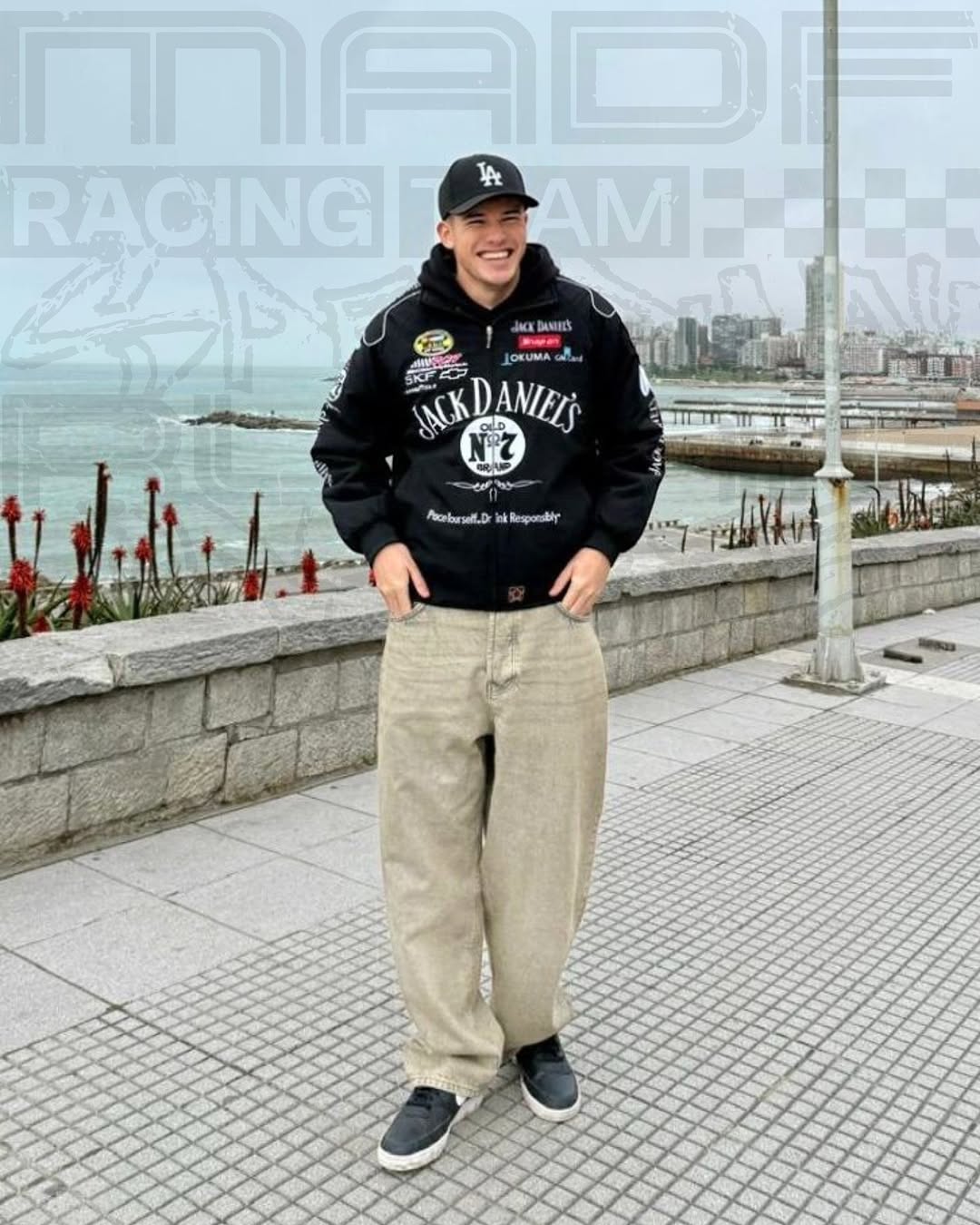 Vintage Jack Daniel's F1 Racing Bomber Jacket (Unisex)